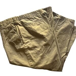 Comfort Zone by George Foreman Pleated Khaki Pants Sz 56R.